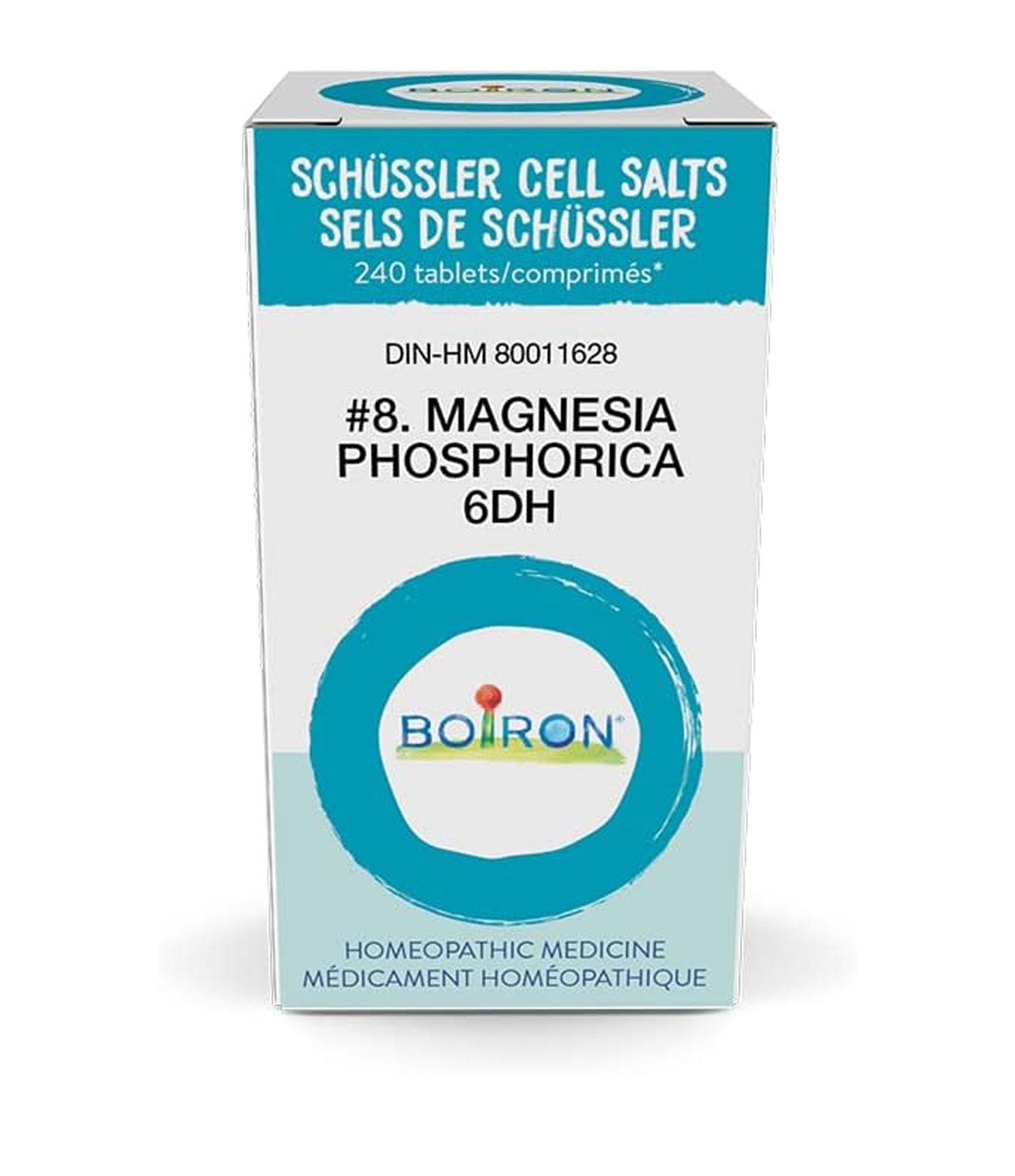 Boiron #8 Magnesia Phosphorica 6DH Schüssler cell salts