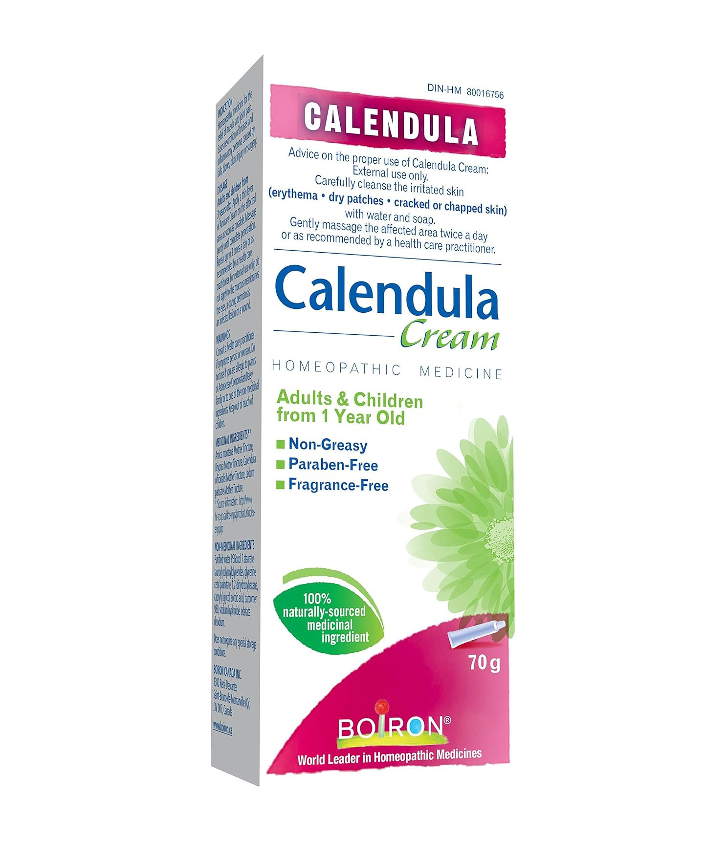 Boiron Calendula Cream, First Aid Cream, 70 g Tube